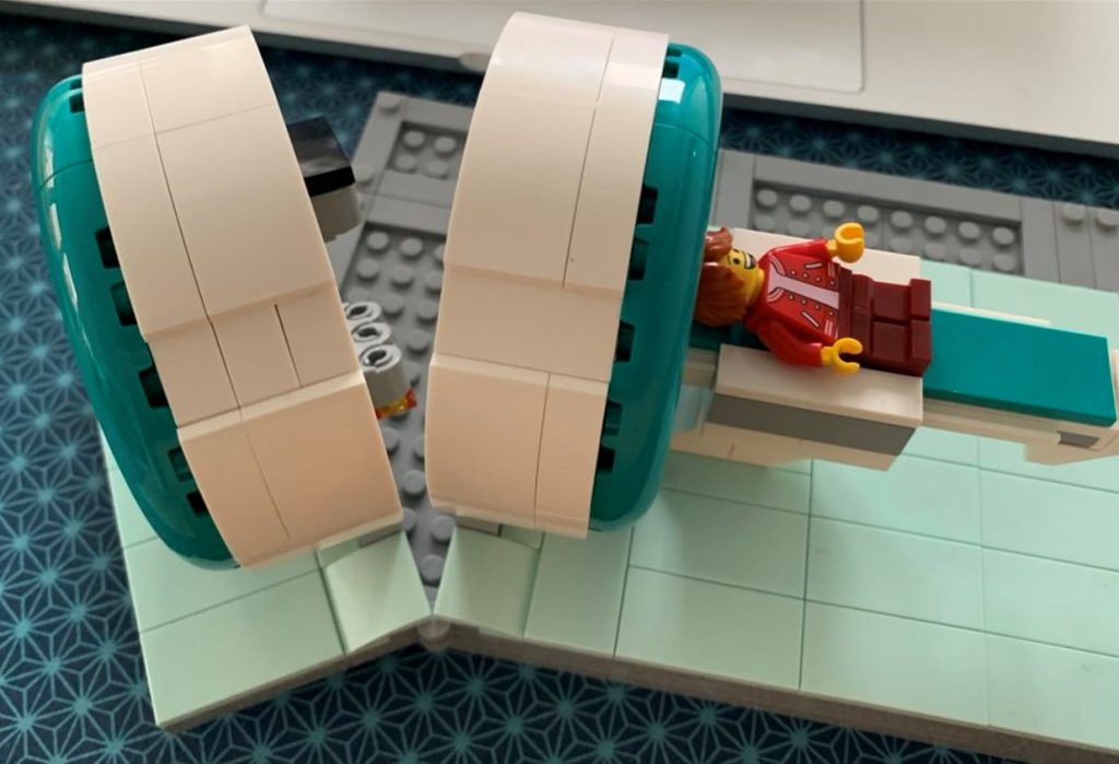 Model LEGO - wnętrze TK