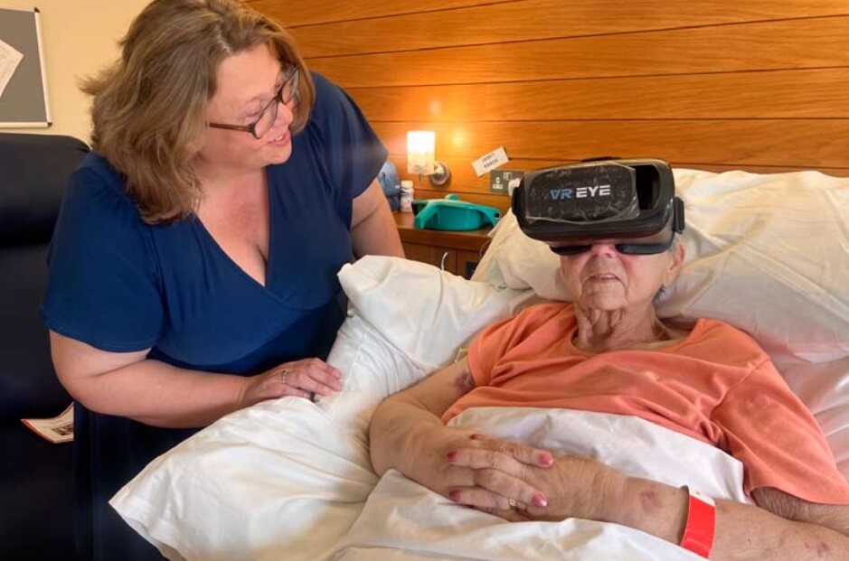 VR pozwala pacjentom przenieść się w dowolne miejsce na świecie