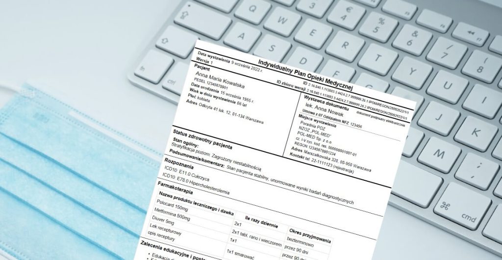 Projekt rozporządzenia rozszerza katalog dokumentacji medycznej o Indywidualny Plan Opieki Medycznej