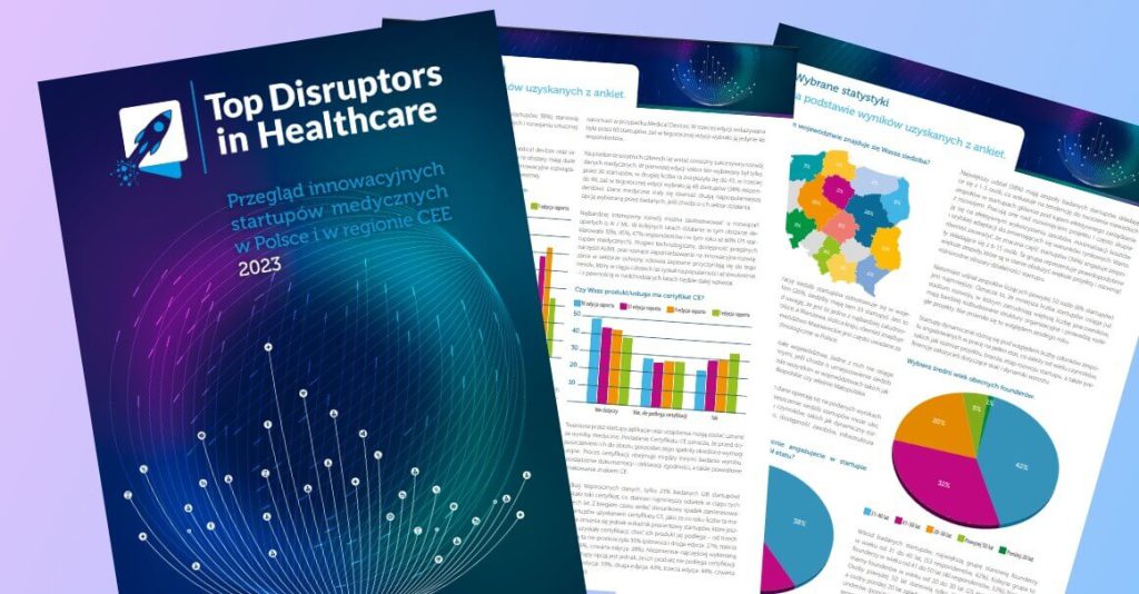Raport "Top Disruptors in Healthcare 2023"