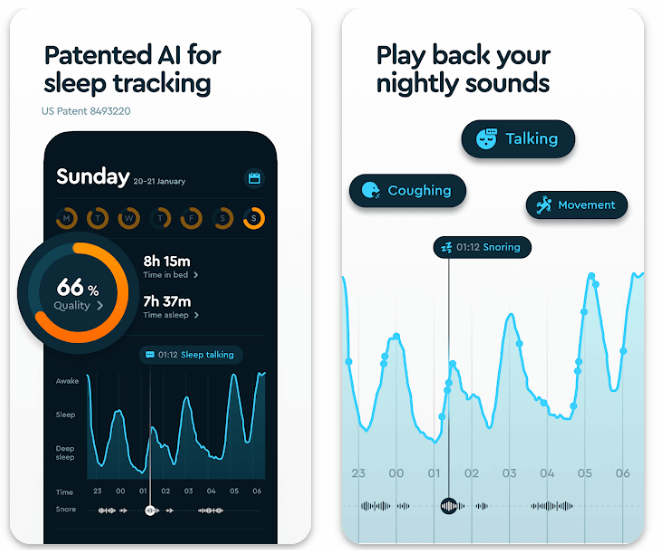 Aplikacja Sleep Cycle