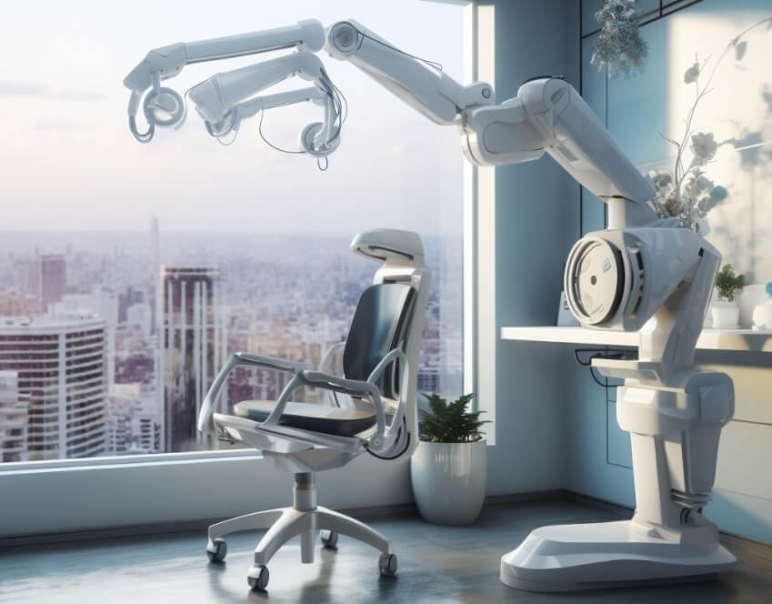 Robot zamiast dentysty w gabinecie? To raczej przyszłość, bo główną przeszkodą jest bariera psychologiczna.