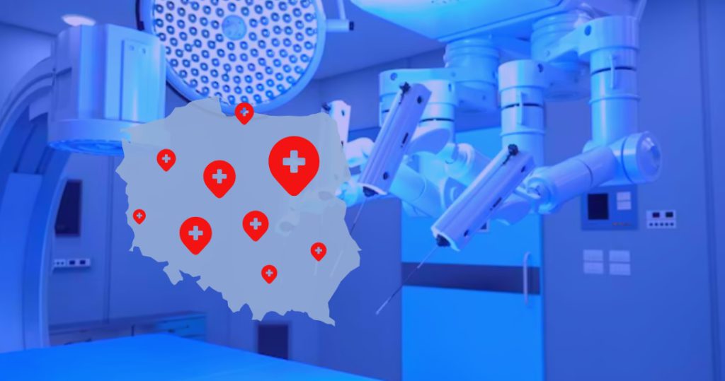 W 2023 roku o 100% wzrosła liczba zabiegów wykonywanych w Polsce z pomocą robota daVinci.