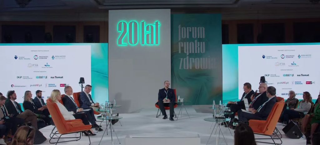 Debata "Wyzwania menedżerów rynku zdrowia w dobie digitalizacji" podczas Forum Rynku Zdrowia (21 października 2024)