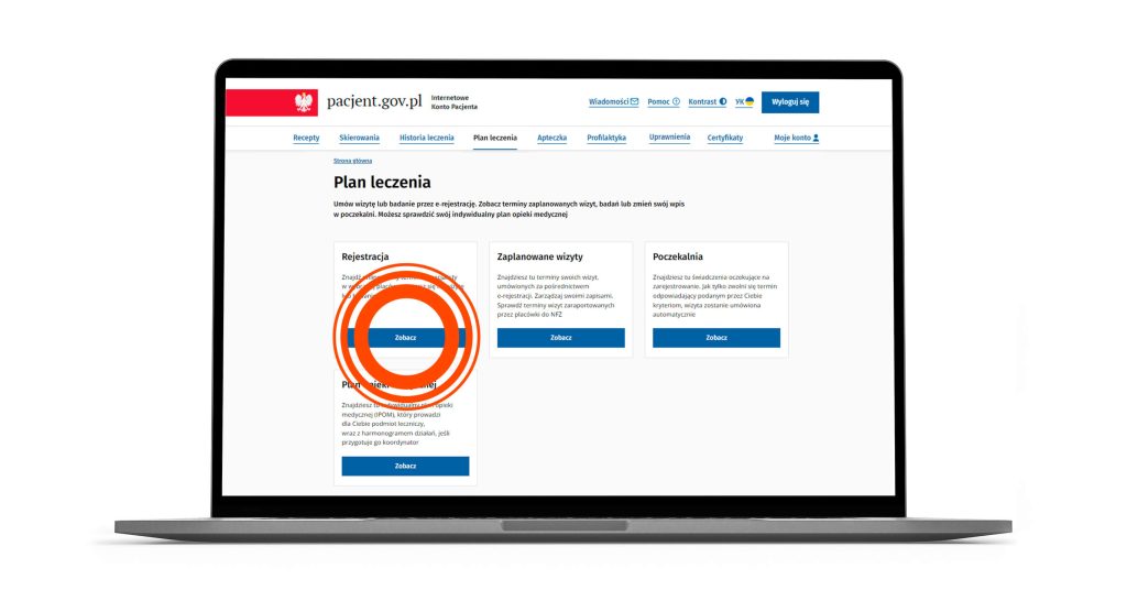 Pacjenci moją już się umawiać przez IKP na usługi oferowane w ramach pilotażu Centralnej e-Rejestracji (źródło: MZ)