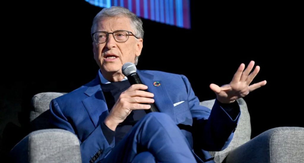 Bill Gates podczas wydarzenia promującego serial dokumentalny Netflixa „What’s Next? The Future with Bill Gates” (zdjęcie: Netflix)