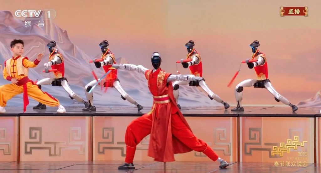 Efektowany show z udziałem robotów podczas chińskiego Gali Festiwalu Wiosny