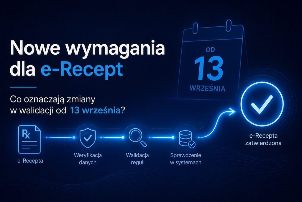 Od 13 września recepty będą przechodziły weryfikację w centralnym systemie e-zdrowia P1