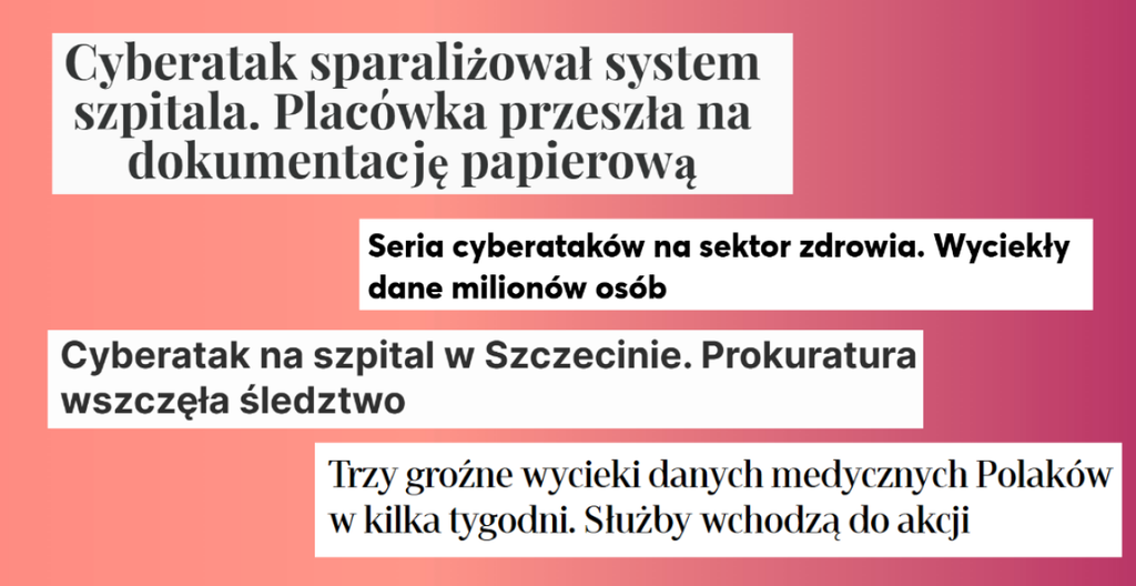 Rośnie nie tylko liczba cyberataków na ochronę zdrowia, ale także skala kradzionych danych